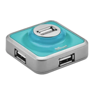 Trust 4 Port USB 2.0 Micro Hub – Blue