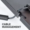 Fellowes Computer Monitor Stand with 3 Height Adjustments – Premium Monitor Riser Plus with Cable Management – Ergonomic Adjustable Monitor Stand for Computers – Max Weight 36KG/Max Size 21″ – Graphite