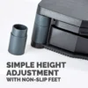 Fellowes Computer Monitor Stand with 3 Height Adjustments – Premium Monitor Riser Plus with Cable Management – Ergonomic Adjustable Monitor Stand for Computers – Max Weight 36KG/Max Size 21″ – Graphite