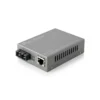 LevelOne RJ45 to SC Managed Fast Ethernet Media Converter, Single-Mode Fiber, 20km