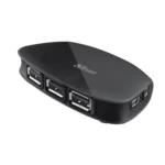 Trust 18687 interface hub 480 Mbit/s Black