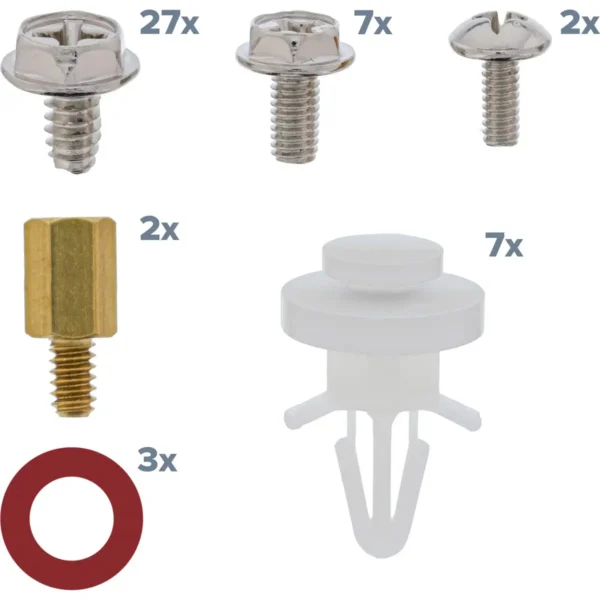 InLine IT / PC Multi Screw Set with Spacers 48 pcs.