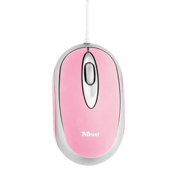 Trust Mini Travel – Pink mouse USB Type-A Optical