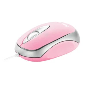 Trust Mini Travel – Pink mouse USB Type-A Optical