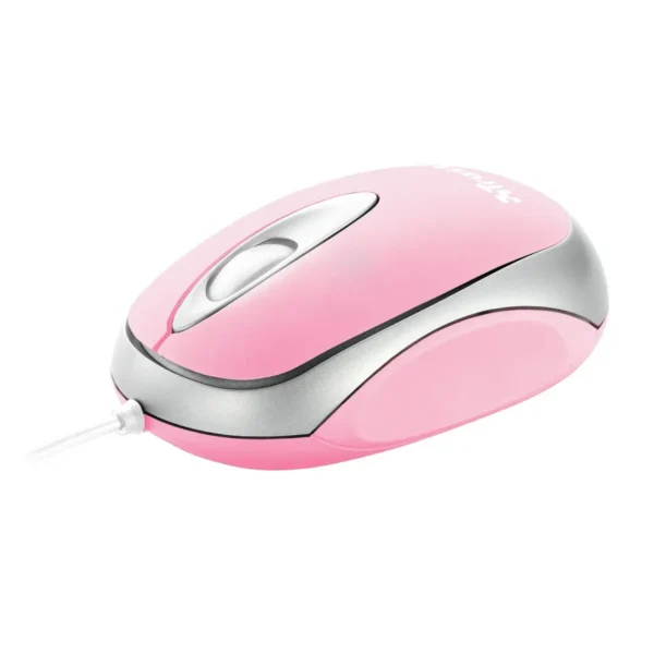 Trust Mini Travel – Pink mouse USB Type-A Optical
