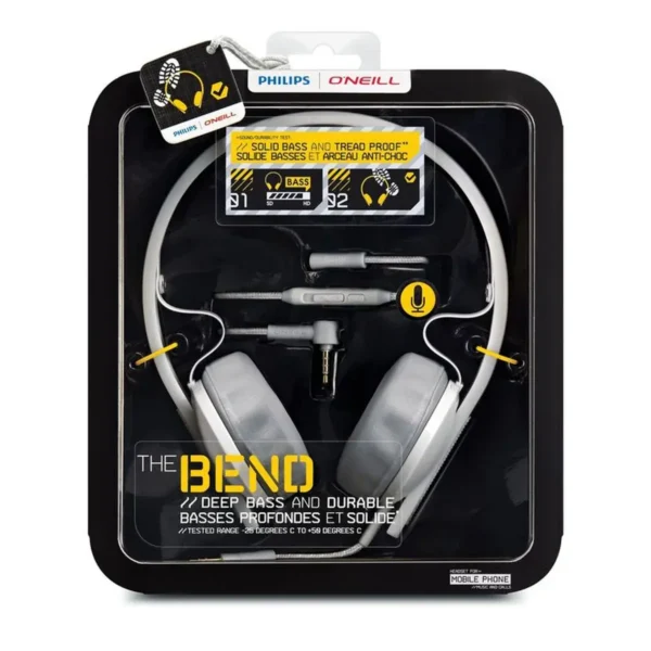 Philips O’Neill SHO4205WG/28 headphones/headset Wired Head-band White