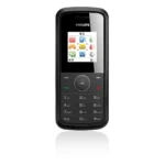 Philips CTE102BLK/40 mobile phone 3.56 cm (1.4″) 68.8 g Black Entry-level phone