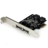 StarTech.com 2 Port PCI Express SATA 6 Gbps eSATA Controller Card – Dual Port PCIe SATA III Card – 2 Int/2 Ext