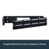 StarTech.com 2U 19in Hinged Wall Mount Bracket for Patch Panels