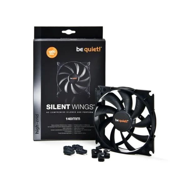 be quiet! SILENT WINGS 2 140mm Computer case Fan 14 cm Black