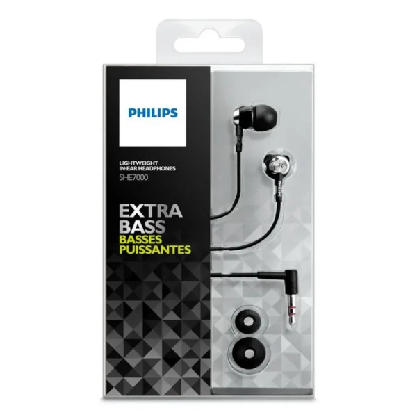 Philips SHE7000/28 headphones/headset Wired In-ear Black, Silver