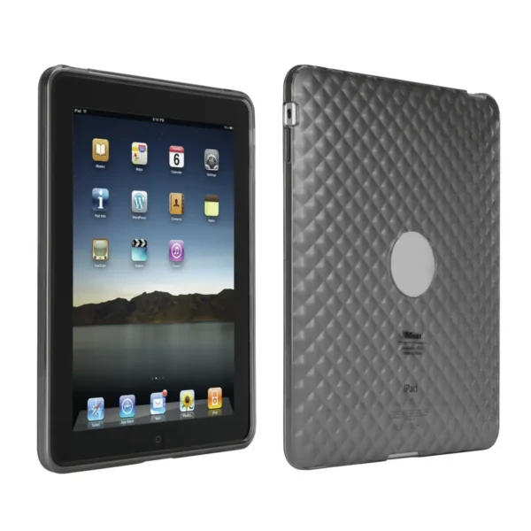 Trust Silicone Skin for iPad1 – transparent grey Grey, Transparent