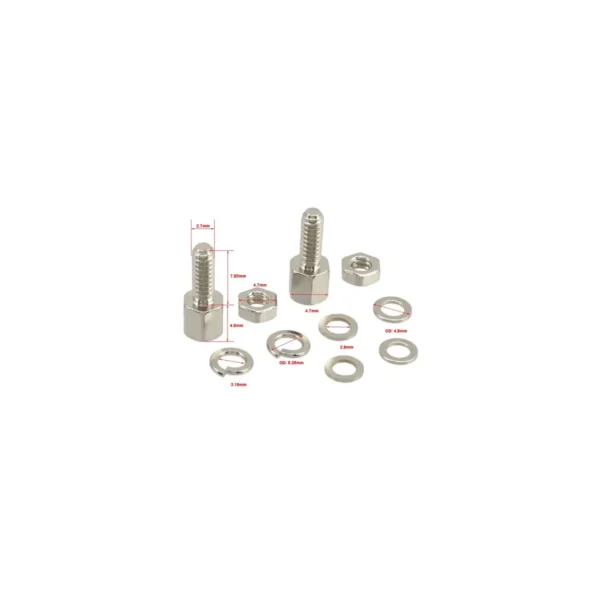 InLine Screw Kit Sub-D Installation Kit 10 pcs.