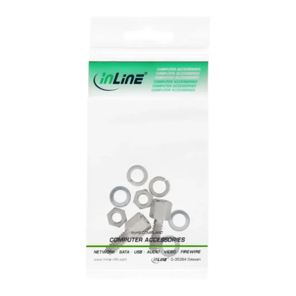 InLine Screw Kit Sub-D Installation Kit 10 pcs.