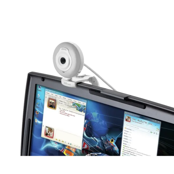 Trust MultiCover Chat webcam 1.3 MP 640 x 480 pixels USB White
