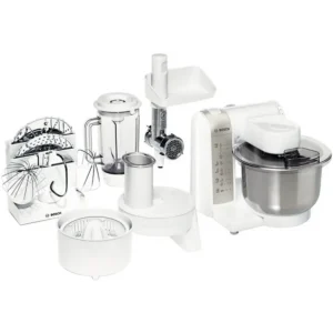 Bosch MUM4880 food processor 600 W White