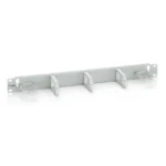 Equip 19″ Rack Mount Cable Management Panel, Light Grey (RAL 7035)
