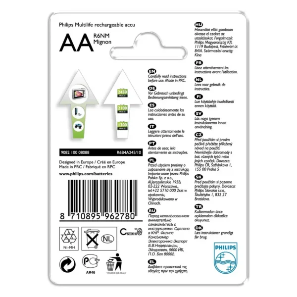 Philips Rechargeable battery R6B4A245/10
