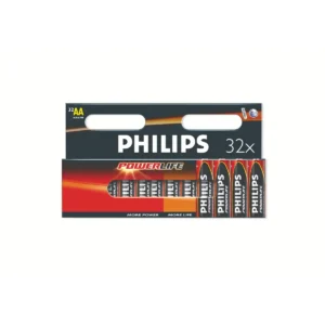 Philips PowerLife LR6PC32C AA Alkaline Battery