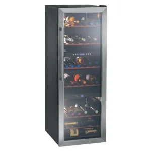Hoover HWC 2536 DL Freestanding Black 70 bottle(s)