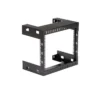 StarTech.com 8U 19″ Wall Mount Network Rack – 12″ Deep 2 Post Open Frame Server Room Rack for Data/AV/IT/Computer Equipment/Patch Panel with Cage Nuts & Screws 135lb Capacity, Black (RK812WALLO)