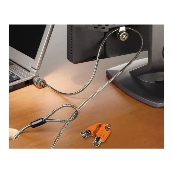 Kensington MicroSaver® Keyed Twin Head Laptop Lock - Master