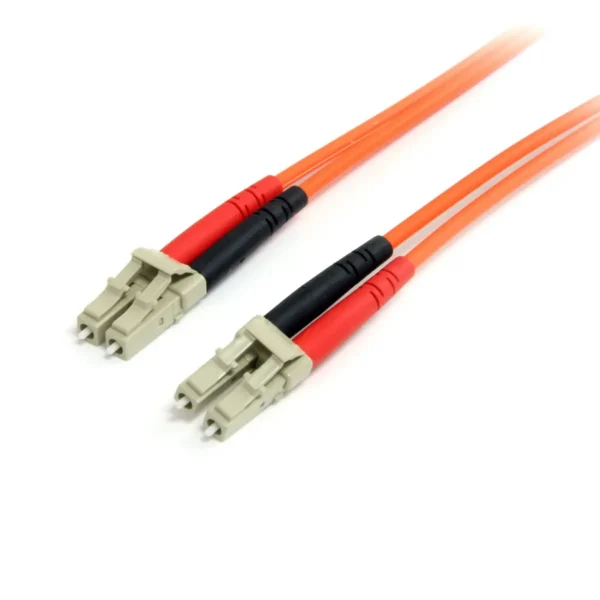 StarTech.com 10m Fiber Optic Cable – Multimode Duplex 62.5/125 LSZH Fiber Jumper Cord – LC/LC