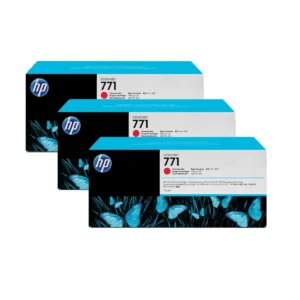 HP 771 3-pack 775-ml Chromatic Red Designjet Ink Cartridges CR251A print head Inkjet printing