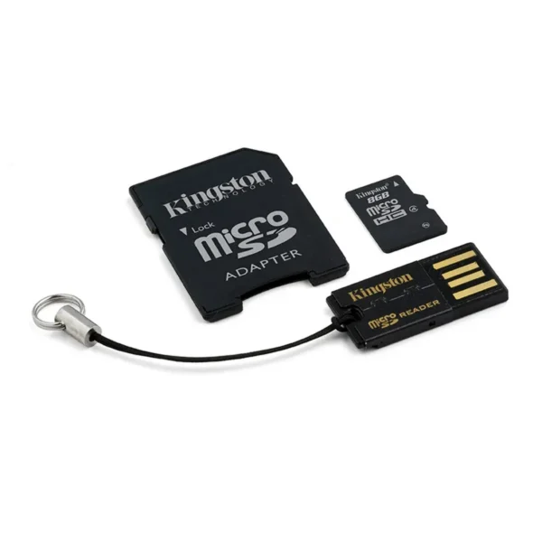 Kingston Technology 8GB Multi Kit MicroSDHC Flash Class 4