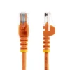 StarTech.com Cat5e Patch Cable with Snagless RJ45 Connectors – 3 ft, Orange