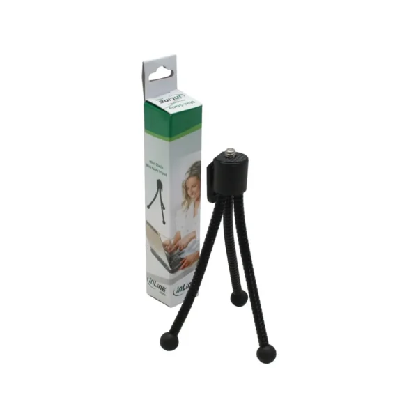 InLine Mini Tripod for digital cameras 12.5cm