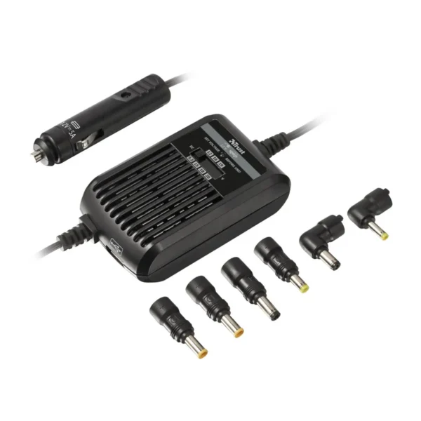 Trust 45W Car Netbook Power Adapter power adapter/inverter Black