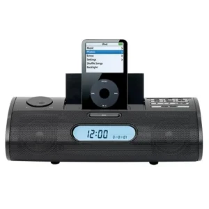 Trust Alarm Clock Radio for iPod SP-2993Bi 2.0 channels 30 W Black