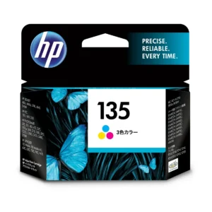 HP 135 Tri-color Inkjet Print Cartridge Bundle with free CD ink cartridge