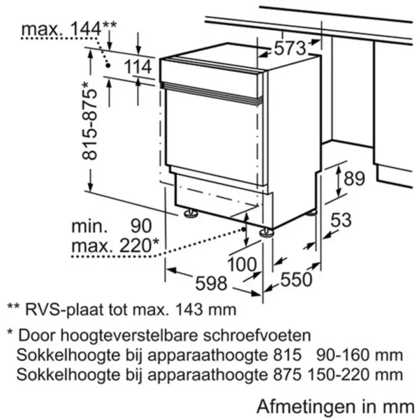 Bosch SMI50M05EU dishwasher Semi built-in 13 place settings