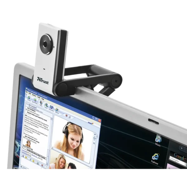 Trust SlimLine Pro webcam 1.3 MP 1280 x 1024 pixels USB 2.0 Black, Silver