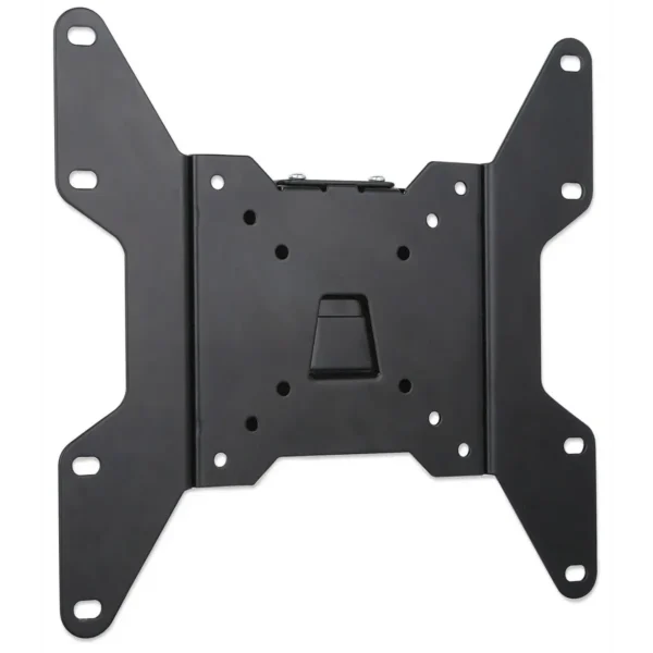Manhattan Wall Mount for TV & Monitors (Fixed), For screens 23″ to 42″, VESA compatability: all between 75x75mm and 200x200mm – check the dimensions of the four mounting holes on back of screen to ensure it fits, Max 30kg, Black, Bracket