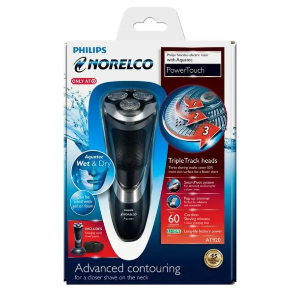 Philips Norelco wet and dry electric razor AT920/41