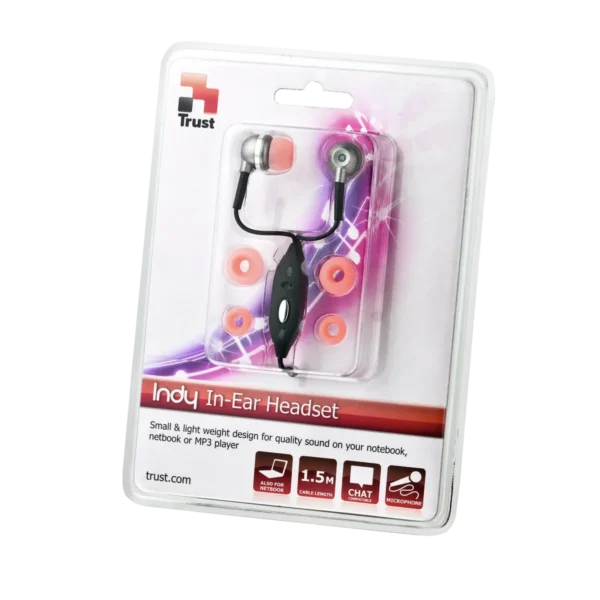 Trust Indy In-ear Headset Wired Pink