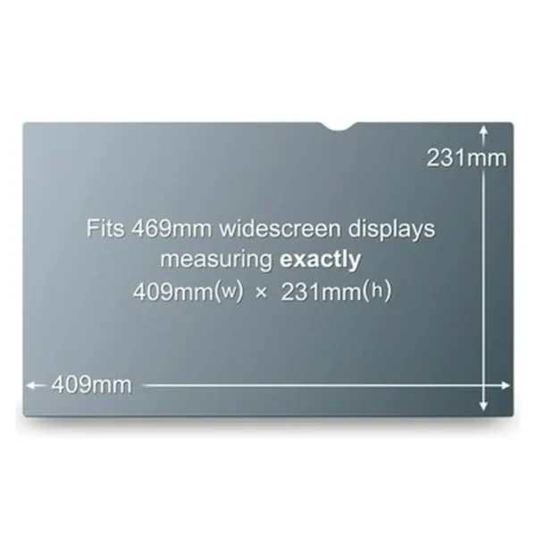 3M Black Privacy Filter for Desktops PF18.4W9