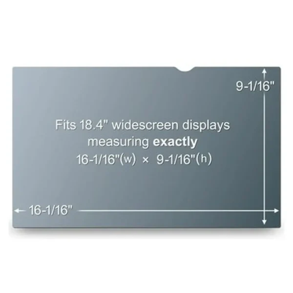 3M Black Privacy Filter for Desktops PF18.4W9