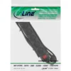 InLine Socket strip, 6-way earth contact CEE 7/3, black, 5m