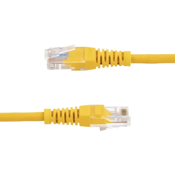 StarTech.com Cat5e Patch Cable with Molded RJ45 Connectors – 1 ft. – Yellow