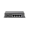 LevelOne 5-Port Gigabit PoE Switch, 61.6W, 802.3af PoE, 4 PoE Outputs, power adapter included