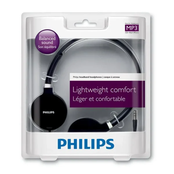 Philips SHL1700/28 headphones/headset Wired Head-band Black