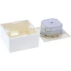 InLine Cat.5e Connection Box AP 2x RJ45 Socket RAL 9010 white