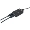 Manhattan USB-A Automatic Sharing Switch, 2x USB-B Ports, 480 Mbps (USB 2.0), Dual Control (Auto-Sensing or Manual), Bus Powered, Hi-Speed USB, inc 1x 1.5m USB-A to USB-B cable, Black, Three Year Warranty
