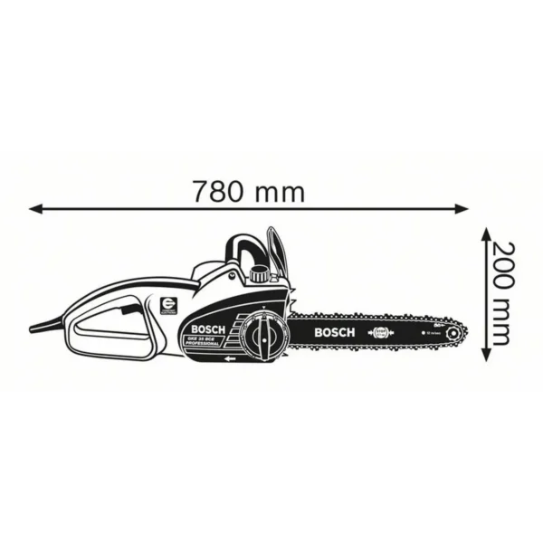 Bosch 0 601 597 603 chainsaw 2100 W Black, Blue