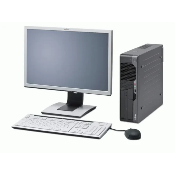 Fujitsu ESPRIMO E7935 0-Watt Intel® Core™2 Quad Q9400 4 GB DDR2-SDRAM 500 GB Intel® GMA 4500M Windows Vista Business SFF PC Black