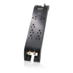 Philips SPP5074E/17 surge protector Black 7 AC outlet(s) 1.22 m